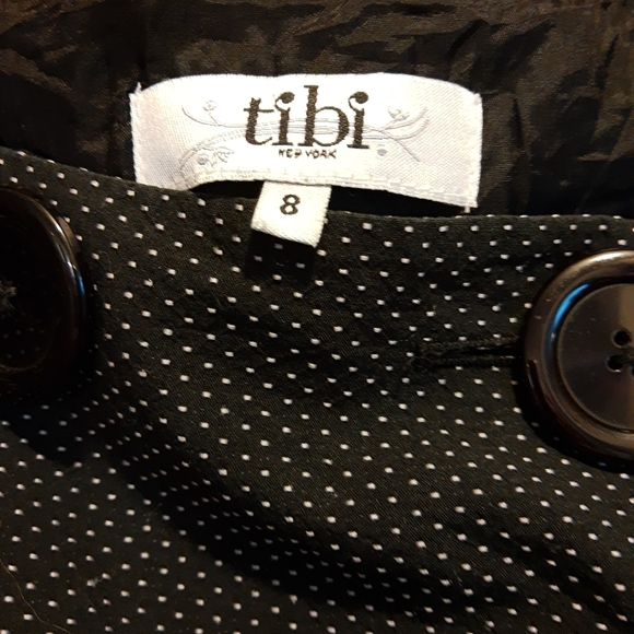 Tibi polka dot wrap dress, size 8 - Picture 6 of 9